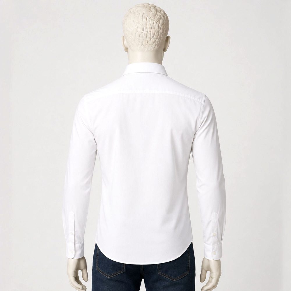 Jack & Jones Men’s Slim Fit Cotton Shirt – White