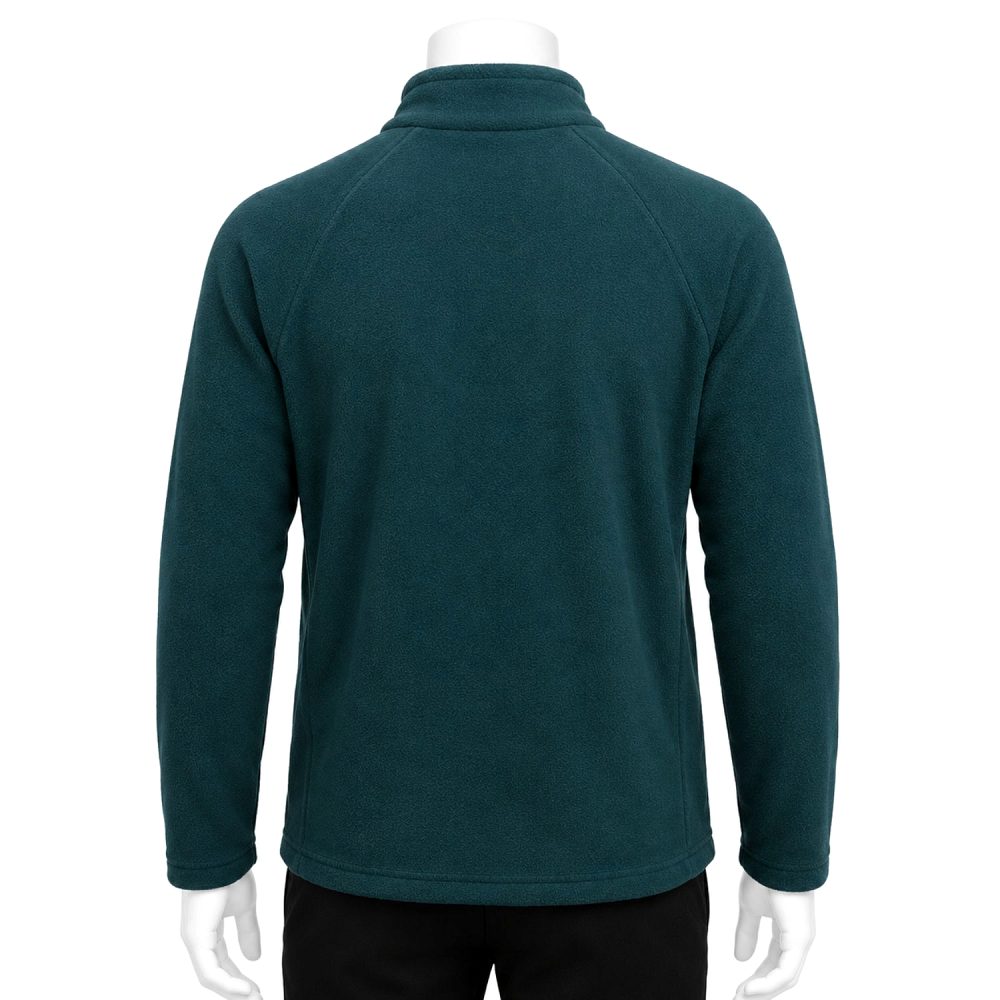 Boldfit Men’s Tailored Fit Half-Zip Fleece Sweatshirt – Aero Black