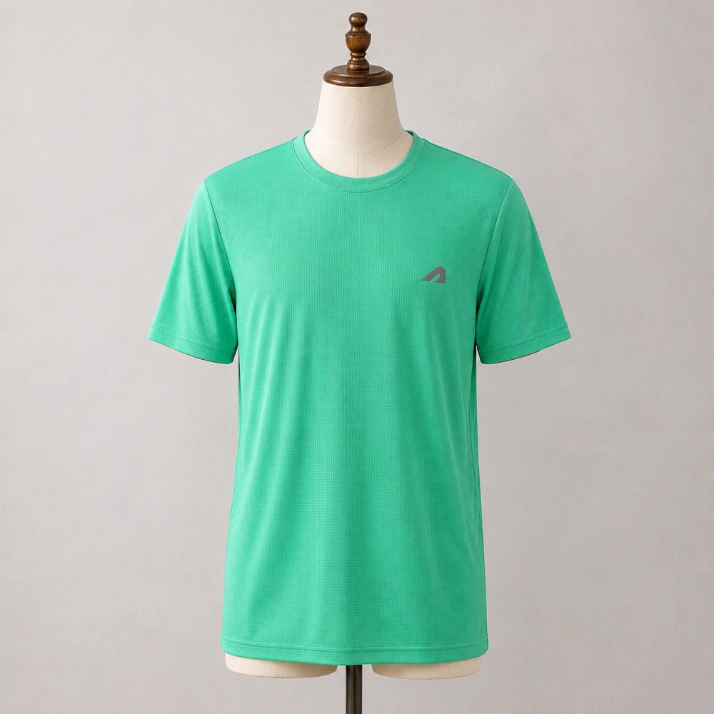 Boldfit Men’s Quick-Dry Gym T-Shirt – Mint Regular Fit Sports Tee