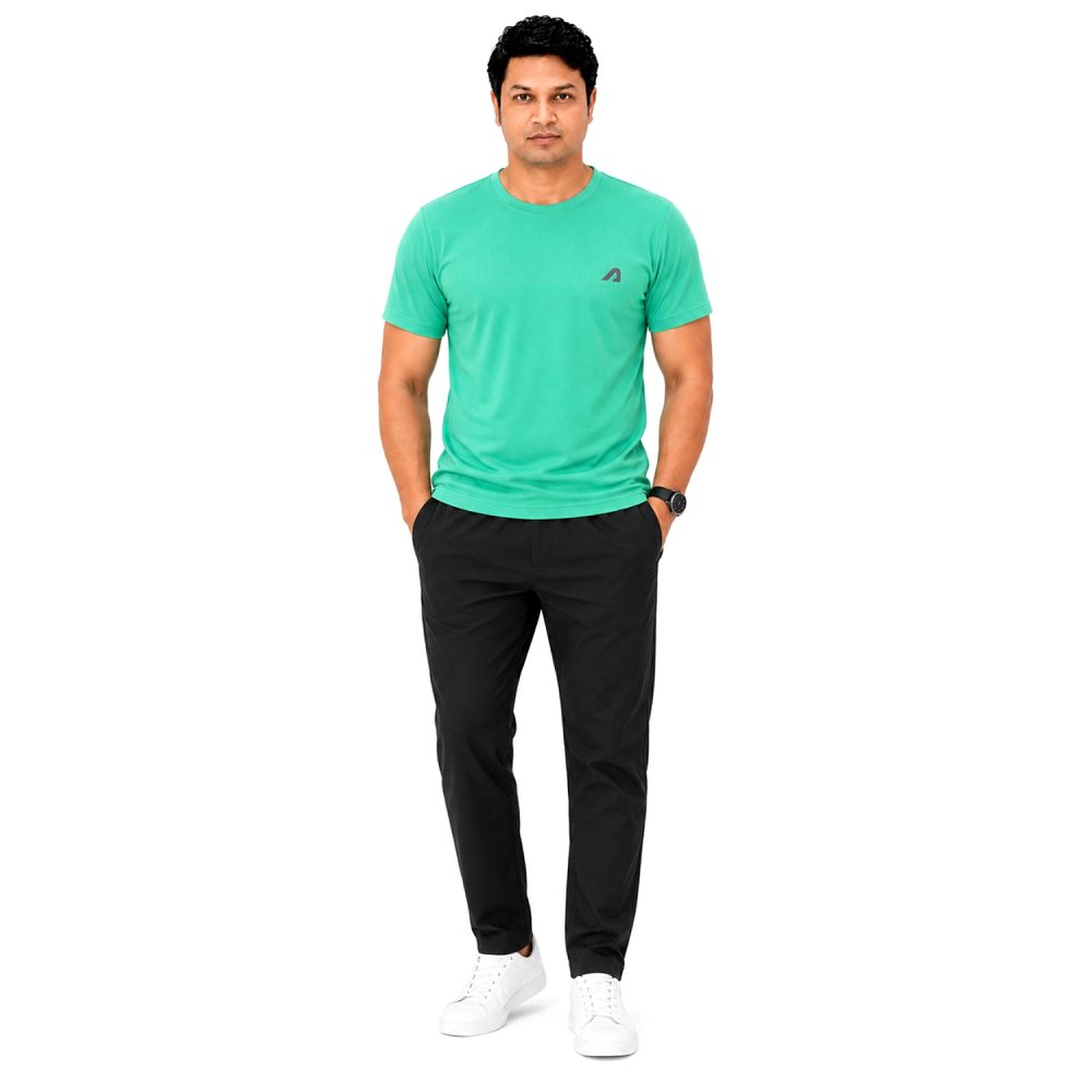 Boldfit Men’s Quick-Dry Gym T-Shirt – Mint Regular Fit Sports Tee