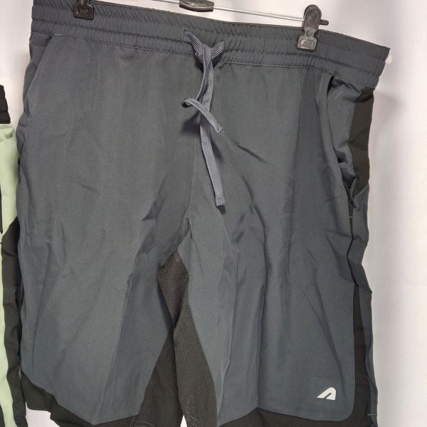 Boldfit Men’s Training Gym Shorts Combo Pack of 2 – Black & Grey