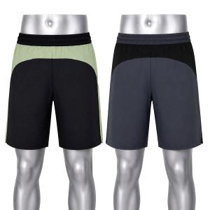 Boldfit Men’s Training Gym Shorts Combo Pack of 2 – Black & Grey