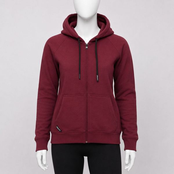 Boldfit Women’s Zip Hoodie – Soft Winter Fleece Jacket with Kangaroo Pocket
