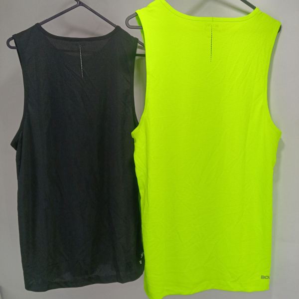 Boldfit Men’s Regular Fit Gym Vest Combo Pack of 2 – Sleeveless Sports Sando