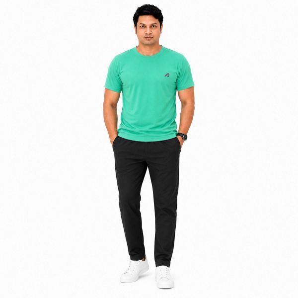 Boldfit Men’s Quick-Dry Gym T-Shirt – Mint Regular Fit Sports Tee